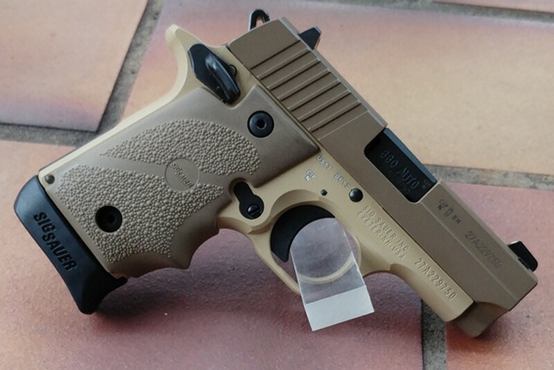 Sig Sauer P238 Desert Tan, Slite,Dao, Ambi Kal. .380 Auto