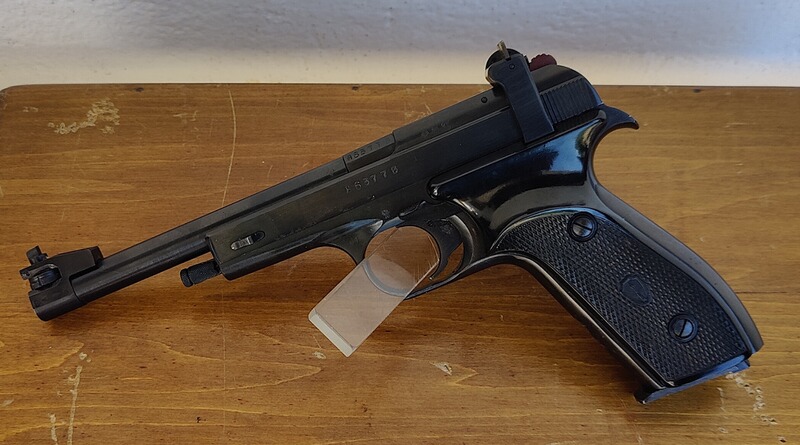 Margolin MCM .22 lr Sportpistole – Top Zustand in Original-Holzkiste + Zubehör