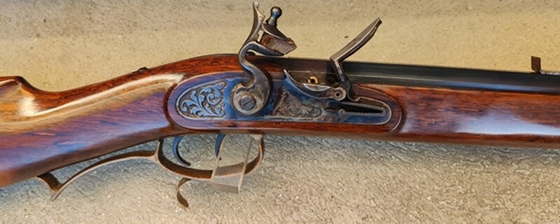 Steinschlossgewehr/Vorderladerbüchse Orion Kal. 45 Made in Italy