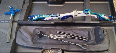 Win&Win WIAWIS INNO CXT Carbon-Mittelteil Set – Profi-Recurvebogen inkl. Visier & Koffer
