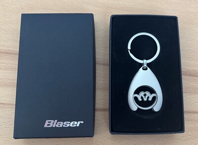 Blaser Schlüsselanhänger mit Einkaufchip