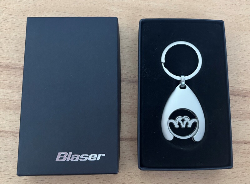 Blaser Schlüsselanhänger mit Einkaufchip