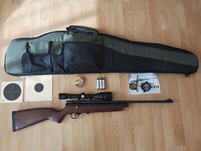 Norconia QB78D 4,5 mm CO₂-Luftgewehr mit Walther Zielfernrohr – Zubehör inklusive