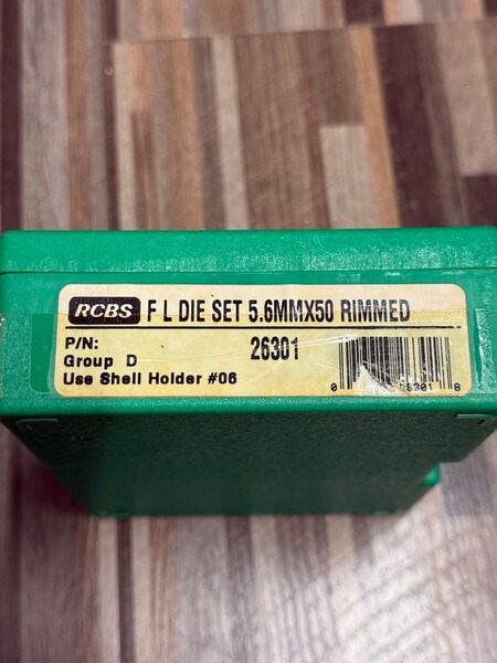 RCBS Matrizensatz 5,6x50 Rimmed inkl Hülsenhalter