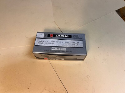 100x Lapua .30 GB422 10,85g Scenar Geschosse