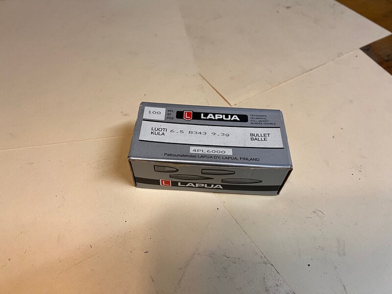 100x Lapua 6.5 B343 9,3g Geschosse