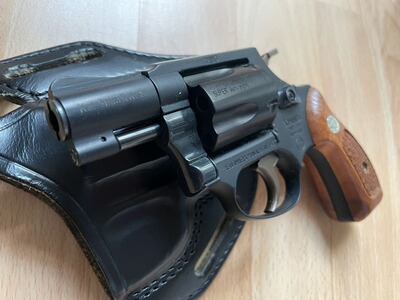 Arminius HW 88 Airweight Kal. 9mm RKnall PTB 888/ S&W Griffschalen/ Sickinger Holster