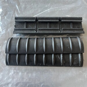 3× Picatinny Rail Covers / Schienenabdeckungen – Schwarz – Neu