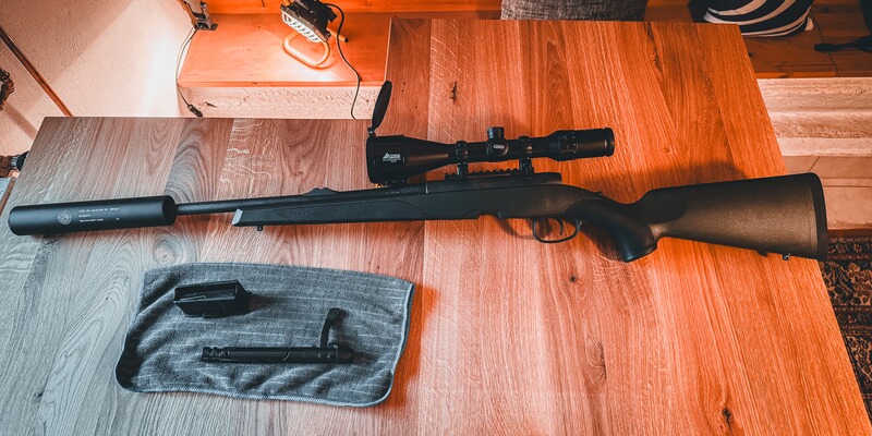 Steyr SM12 SX inkl. Meopta Meostar R1r 3-12x56 RD + Steyr Breezer OSD G2 (.30 / M15x1)