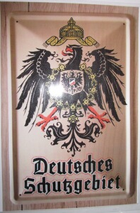 Plakat: Deutsches Schutzgebiet -