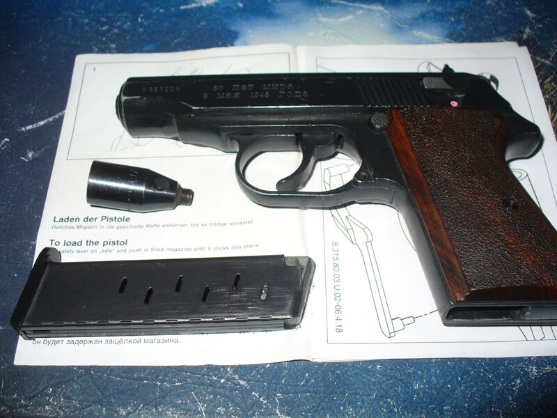 TOP Schreckschusspistole Umarex Makarov 9 mm PAK Modell Pobeda PTB 635
