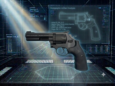Co2 Revolver Smith & Wesson - 4 Zoll brüniert 4,5 mm Diabolo