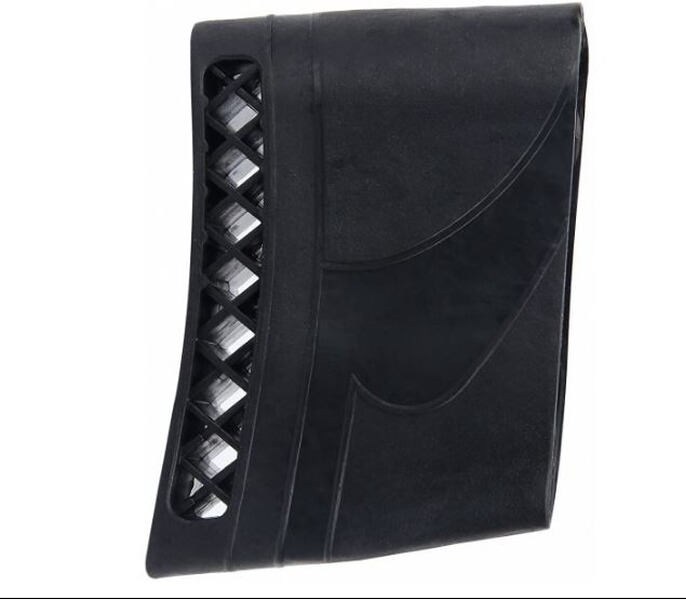 Rückstoßdämpfer Gummischaftkappe Schaftverlängerung in schwarz