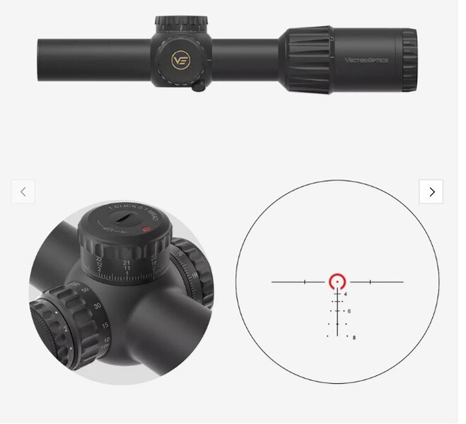 Vector Optics SCOC-49 TAURON 1-6x24 SFP - für 21 mm Picatinny