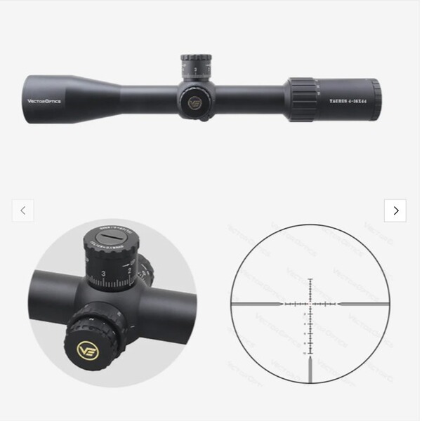 Vector Optics SCOL-45 Tauron 4-16x44SFP HD - für 21 mm Picatinny - 25 Jahre Garantie