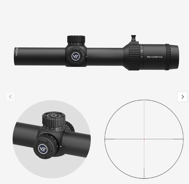 Vector Optics SCOC-38 Forester 1-8x24 SFP - für 21 mm Picatinny