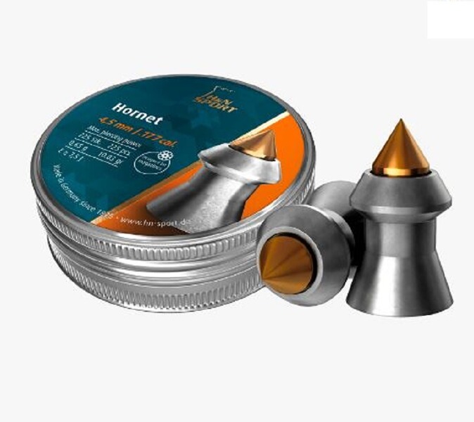 5 x Luftgewehrmunition H&N Hornet Kal. 4,5 mm = 5 Dosen mit jeweils 225 Diabolos