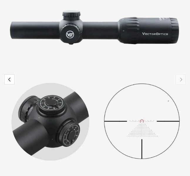 Vector Optics SCFF-32 Constantine 1-8x24 FFP - für 21 mm Picatinny