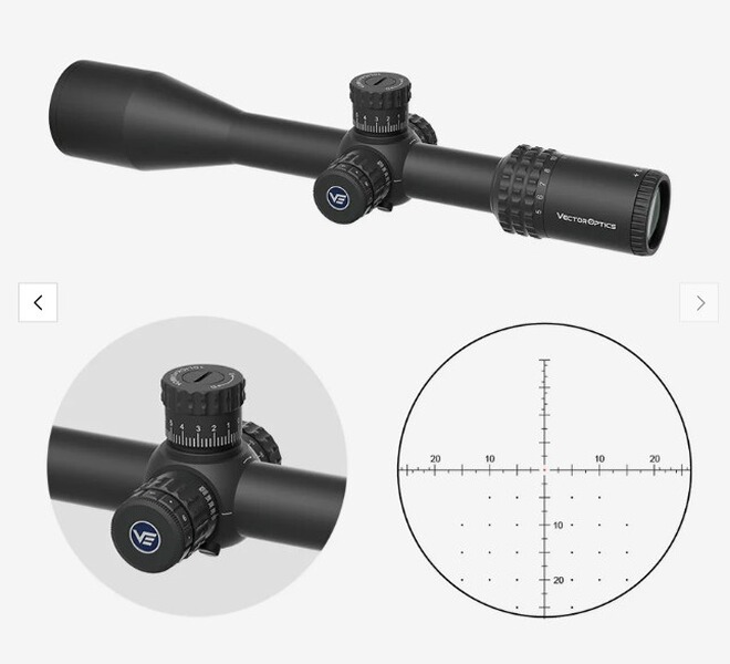 Vector Optics SCFF-58 Sentinel 5-25x50 HD FFP - für 21 mm Picatinny