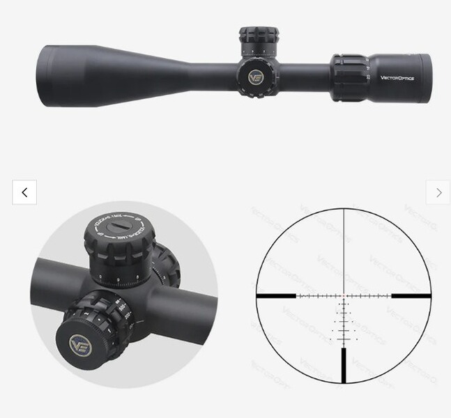 Vector Optics SCOL-T44 Paragon 4-20x50 Tactical - für 21 mm Picatinny - 25 Jahre Garantie