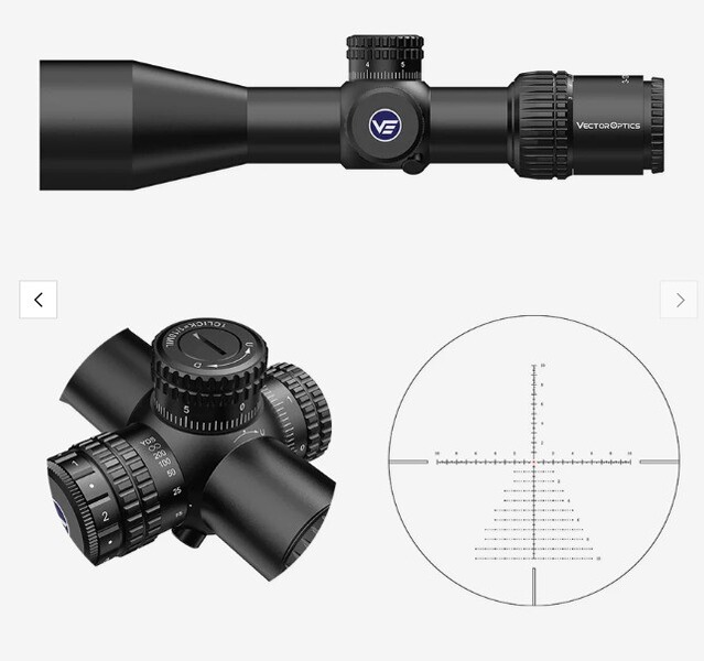Vector Optics SCOM-40 Veyron 3-12x44IR - für 21 mm Picatinny