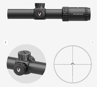 Victoptics OPSL33 S6 1-6x24i Fiber - für 21 mm Picatinny