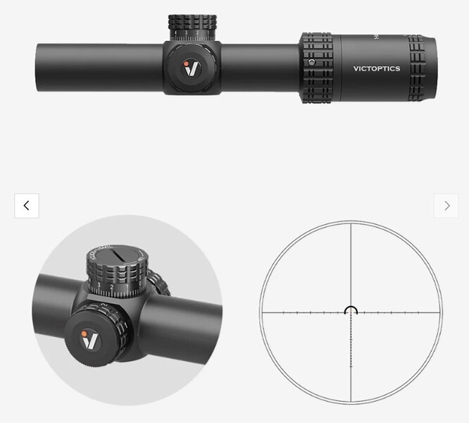 Victoptics OPSL33 S6 1-6x24i Fiber - für 21 mm Picatinny