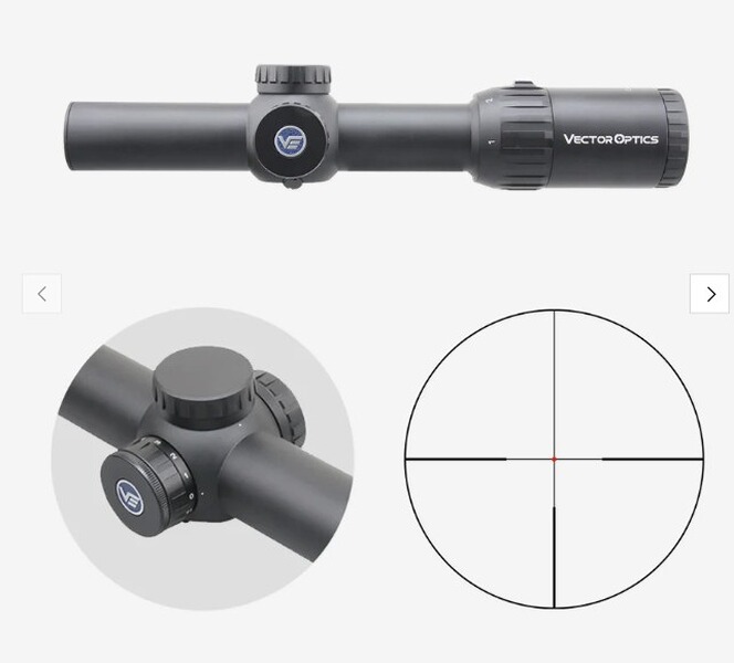 Vector Optics SCOC-36 Constantine 1-6x24SFP Fiber - für 21 mm Picatinny