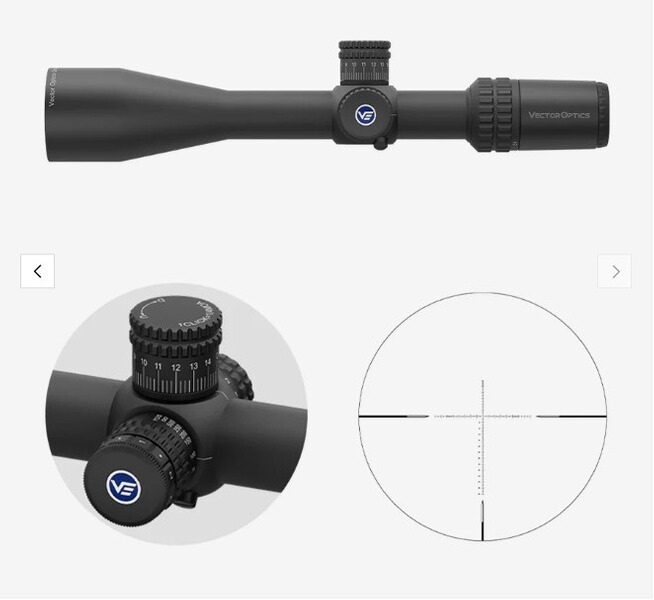 Vector Optics SCFF-44 Orion Pro Max 6-24x50FFP MOA - für 21 mm Picatinny