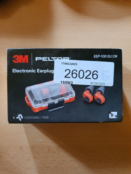 3M PELTOR EEP-100 EU Elektronische Gehörschutzstöpsel orange