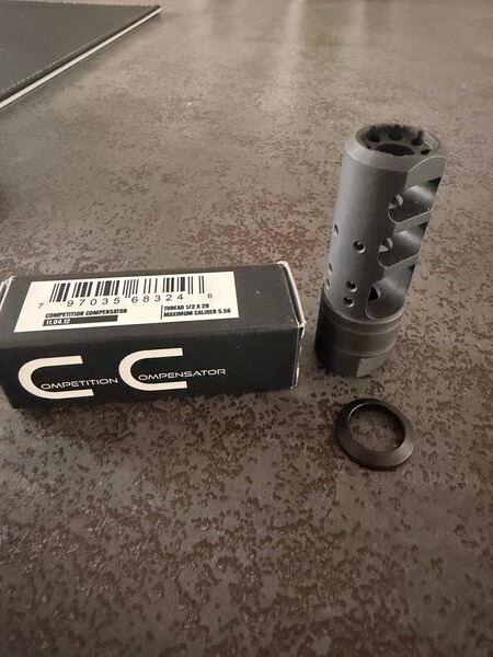 Hera Arms CC Mündungsfeuerdämpfer Cal. 223 Compensator Kompensator 1/2x28 UNEF