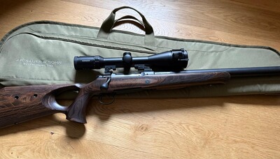 Repetierbüchse Sauer & Sohne S 101, Kal. .308Win in 42cm Lauflänge, inkl. Integralschalldämpfer, ZF