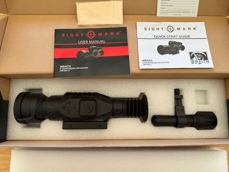 Sightmark Wraith HD 4-32x50 Digital Riflescope