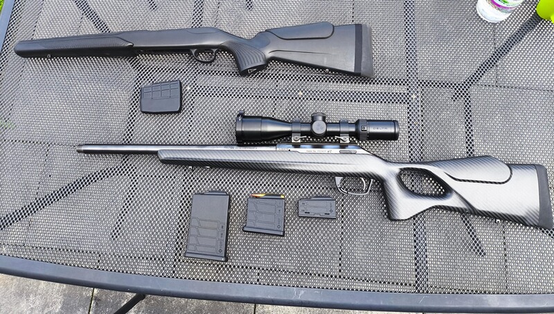 Tikka T3x Varmint .308 45cm M18x1 Gewinde FBT Lochschaft Carbon Atlasworx Abzugsbügel