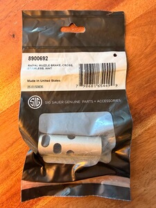 Mündungsbremse SigSauer Cross 6,5 Creedmoor NEU und OVP