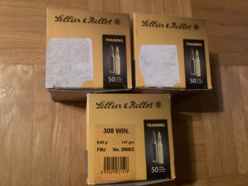 150 Hülsen .308 WIN Sellier & Bellot, Gebraucht