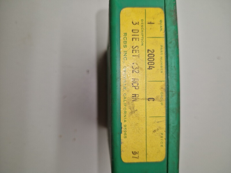 3 DIE SET .32 ACP RN