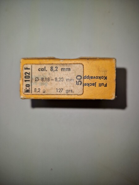 Geschosse von SAKO cal. 8,2mm 8,2g 127grs