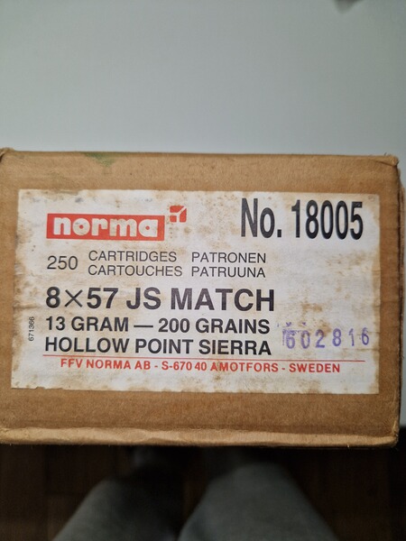 8 x 57 IS Match (250 Stück)