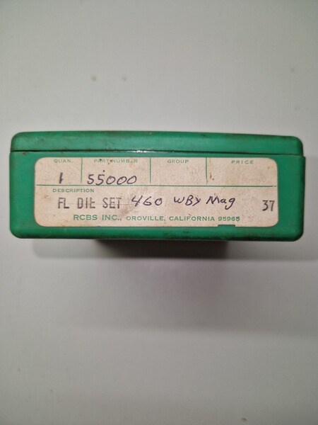 FL DIE SET 460 WBY Mag