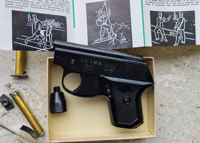 AETNA G2 (Perfecta) Modell Gaspistole 6mm Flob.: Schön aber leider defekt.
