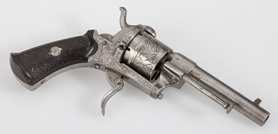 Stiftfeuerrevolver, verziert