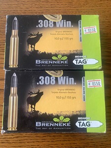 Brenneke TAG .308 Win bleifrei 40 Schuss