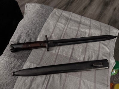 Ww1 Bajonett M 1904deutsch, I. WK, Klingenhersteller Simson & Suhl