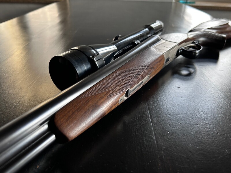 Krieghoff Trumpf Simplex 6,5x57R/.22WM/12/70 mit ZEISS Diavari-Z 2,5-10x52 SEM
