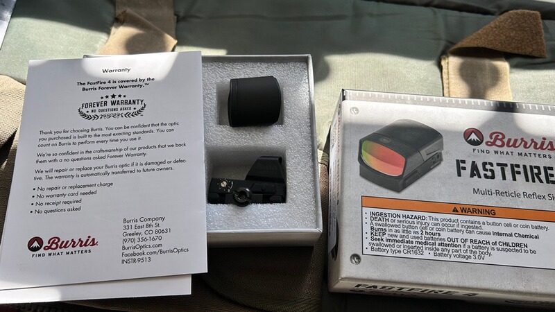 BURRIS Fast Fire 4 Multi Reticle Reflex Sight