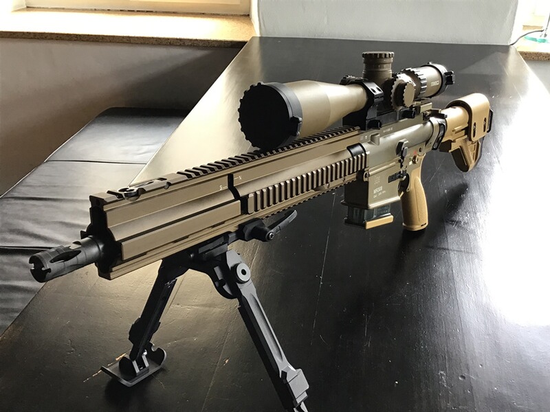 HK Heckler & Koch Mod. MR308 A3 G28 - 16,5“ ( RAL 8000 - ohne ZF/Montage, BiPod )