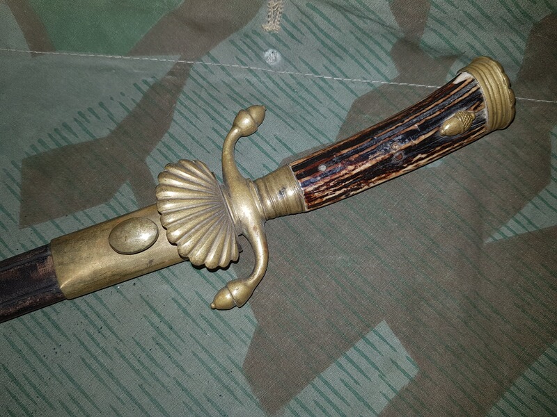 Deutsches Reich  Jagdlicher Hirschfänger
