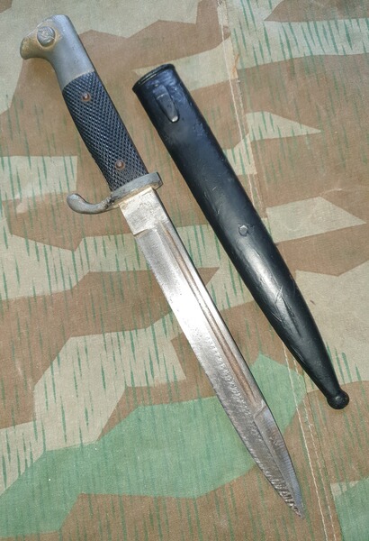 Ausgeh-Bajonett 2 WK / WWII K98 Extra Seitengewehr