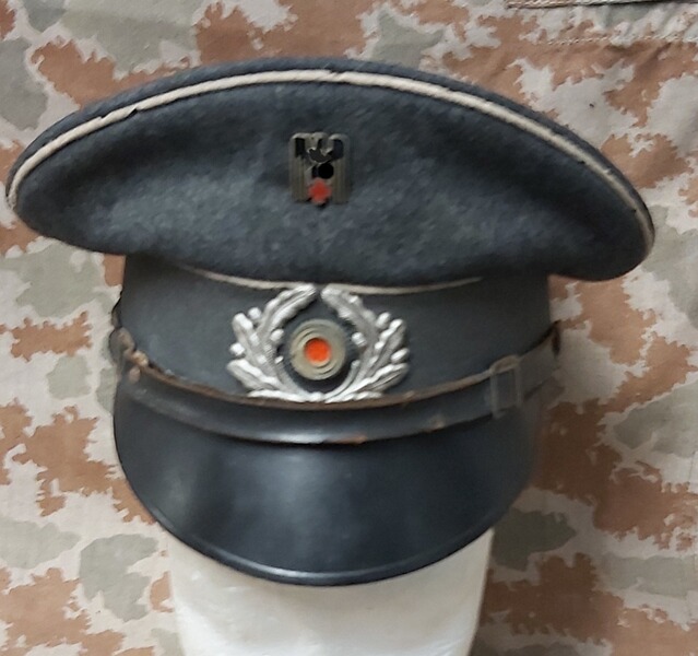 2. Weltkrieg Deutsches Rotes Kreuz, Schirmmütze für Mannschaften